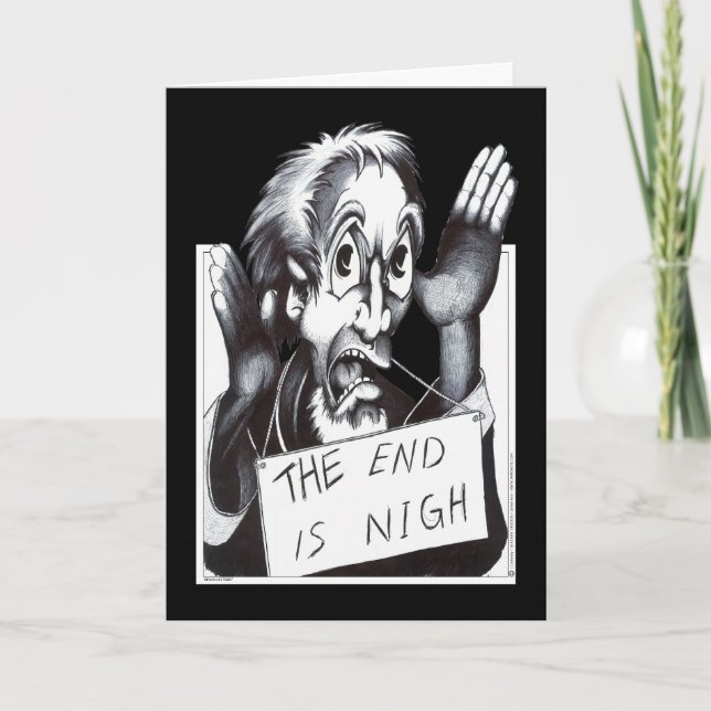 The End is Nigh Card (Front)