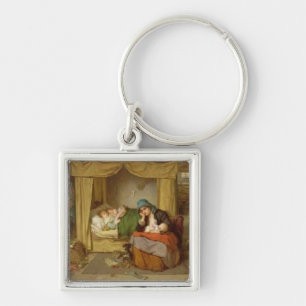 The end of a happy day key ring