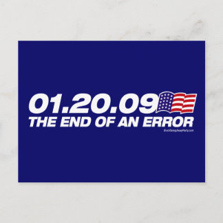 The End of an Error Postcard