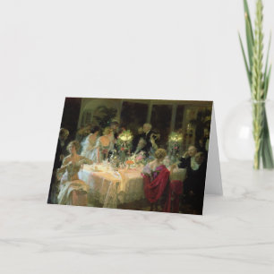 The End of Dinner, 1913 Card