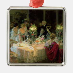 The End of Dinner, 1913 Metal Ornament