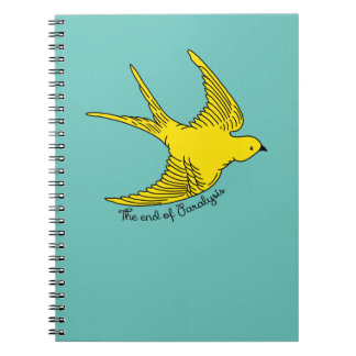 The End of Paralysis Yellow Bird Notebook
