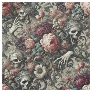 The End of Slumber – Gothic Statement Tile Fabric