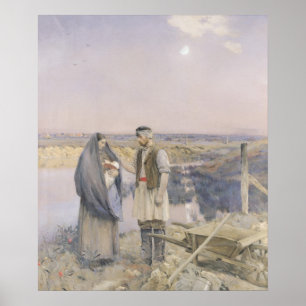 The End of the Day, 1888 Poster