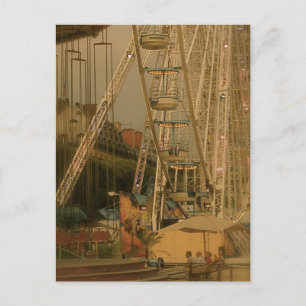 The End of the Day at the Fair Postcard