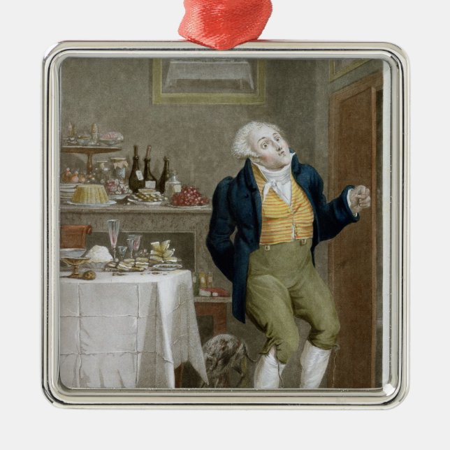 The End of the Gastronomes Metal Tree Decoration (Front)