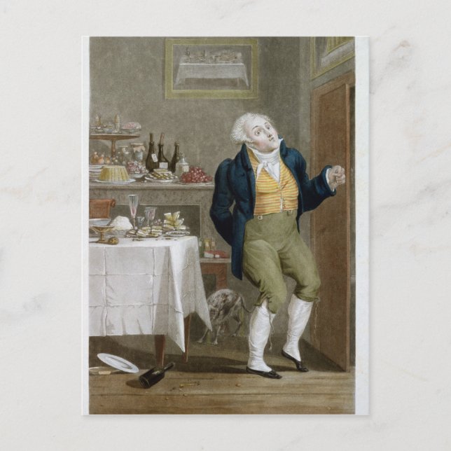 The End of the Gastronomes Postcard (Front)