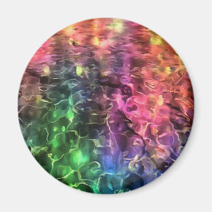 The End Of The Rainbow Bizarre Abstract Art Magnet