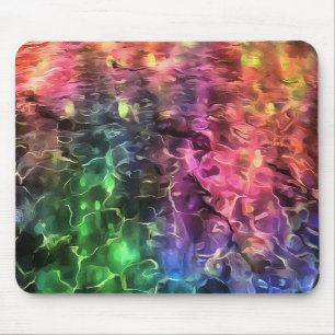 The End Of The Rainbow Bizarre Abstract Art Mouse Pad