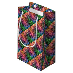 The End Of The Rainbow Bizarre Abstract Art Small Gift Bag