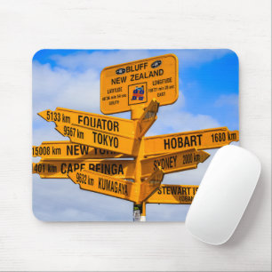 The end of the road mouse pad