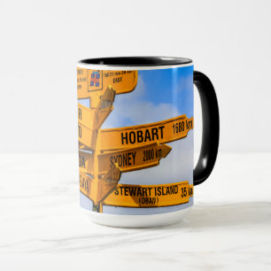 The end of the road mug