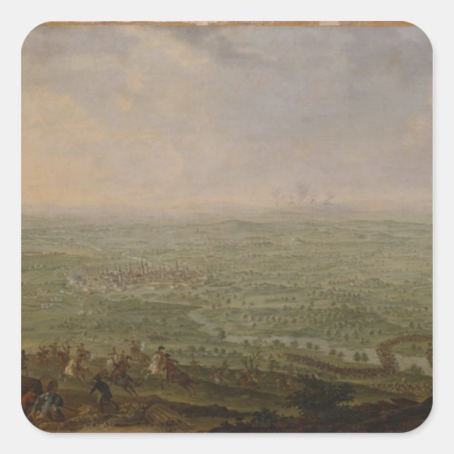 The End of the Siege of Olomouc Square Sticker (Front)