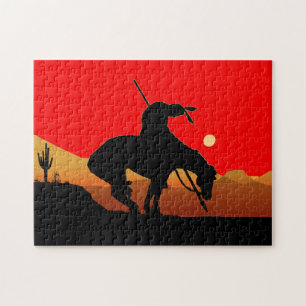 The End of the Trail Jigsaw Puzzle
