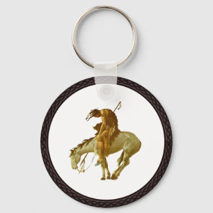 THE END OF THE TRAIL KEY RING