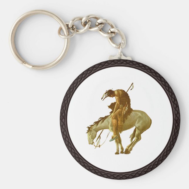 THE END OF THE TRAIL KEY RING (Front)