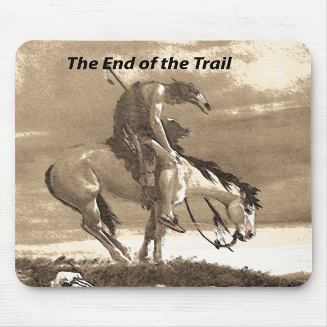 The End of the Trail Mouse Pad (Front)