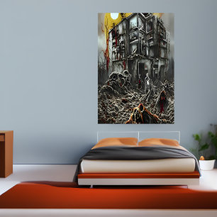 The end of the world AI Art Poster