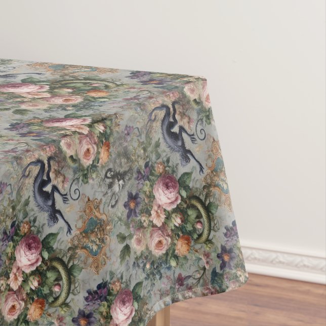 The Endangered Lavender Lycan – Gothic Med Pattern Tablecloth (In Situ)