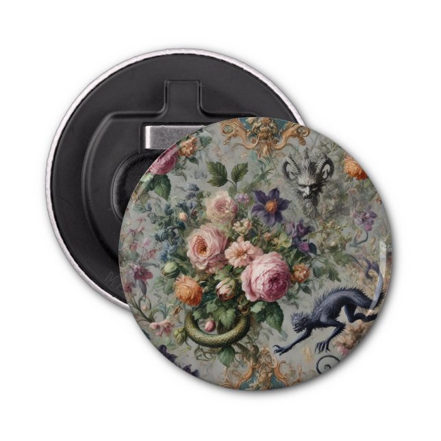 The Endangered Lavender Lycan – Gothic Whimsy Desi Bottle Opener (Front)