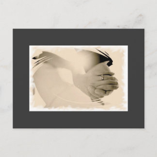 the engagement announcement postcard