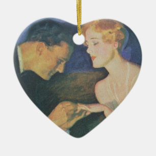 The Engagement Ceramic Ornament