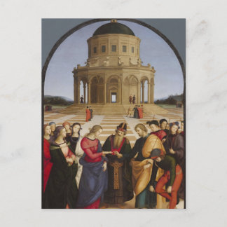 The Engagement of the Virgin Mary by Raphael Postcard