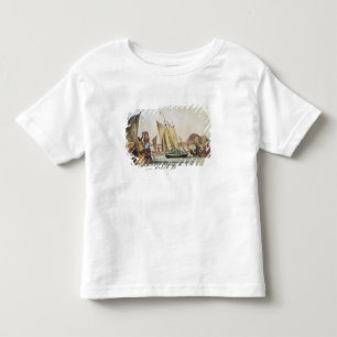 The English being welcomed ashore in South Seas Toddler T-Shirt