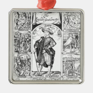 The English Gentleman Metal Ornament