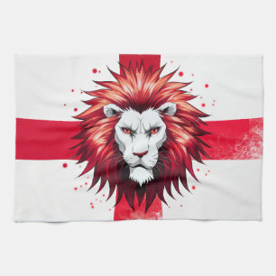 The English Lion Tea Towel