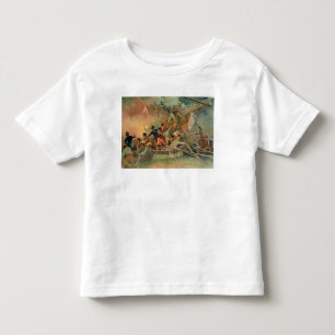 The English navy conquering a French ship Toddler T-Shirt