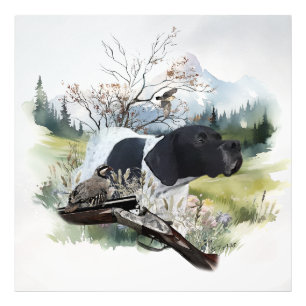 The English Pointer Photo Print