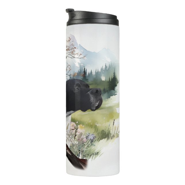 The English Pointer Thermal Tumbler (Rotated Right)