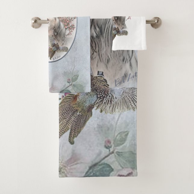 The English Setter Portrait  ,  Bath Towel Set (Insitu)