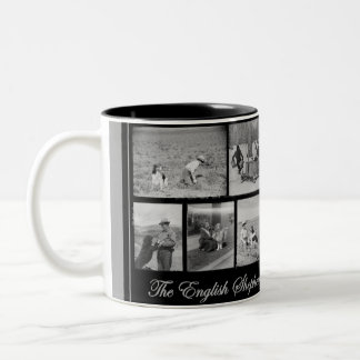 The English Shepherd - America's Farm Dog Two-Tone Coffee Mug