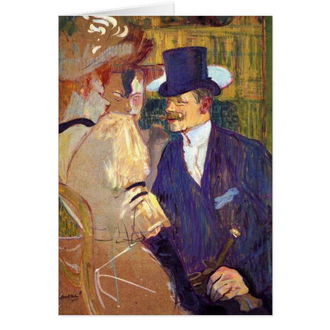 The Englishman by Toulouse Lautrec, Vintage Art (Front)
