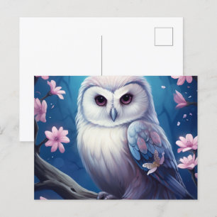 The Enigmatic Owl's Secret Postcard