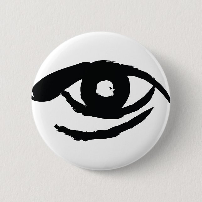 The Enlightened Eye 6 Cm Round Badge (Front)