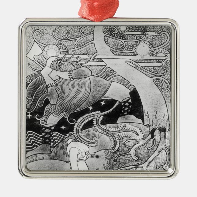 The Enormous Oak Tree is Cut Down Metal Tree Decoration (Front)