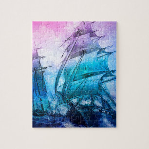 THE ENTERPRISE AND THE FLAMBEAU JIGSAW PUZZLE