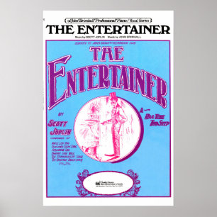 The Entertainer by Scott Joplin Poster