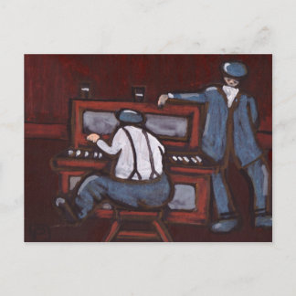 THE ENTERTAINER POSTCARD