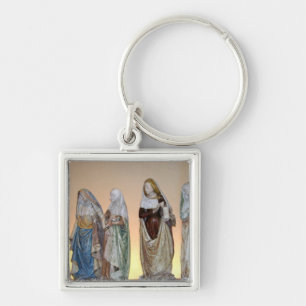 The Entombment, 1490 (painted stone) (detail) 3 Key Ring