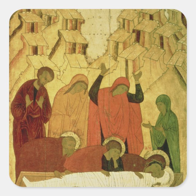 The Entombment 2 Square Sticker (Front)