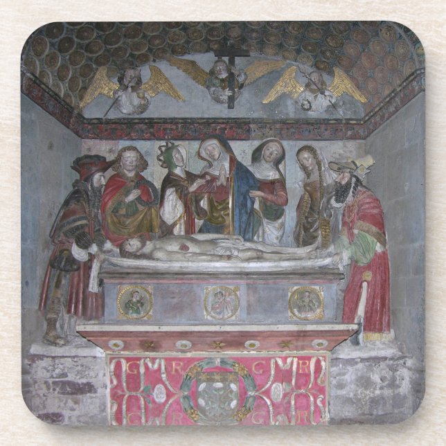The Entombment, c.1523 (painted stone) Coaster (Front)