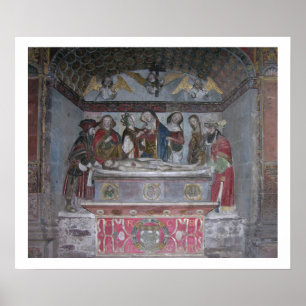 The Entombment, c.1523 (painted stone) Poster