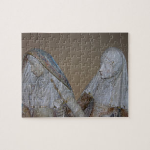 The Entombment, detail of two of the Holy Women, 1 Jigsaw Puzzle
