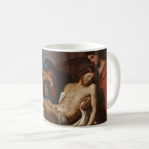 The Entombment – Guercino, 1656 Coffee Mug
