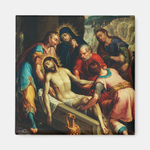 The Entombment of Christ Juan Rodríguez Juarez Magnet