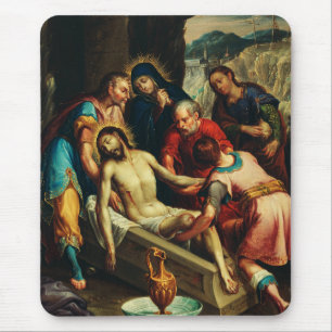 The Entombment of Christ Juan Rodríguez Juarez Mouse Pad